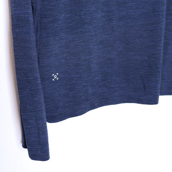 LULULEMON Vent Tech Half Zip Mineral Blue Long Sleeve Pullover Active Men's L - Picture 10 of 14